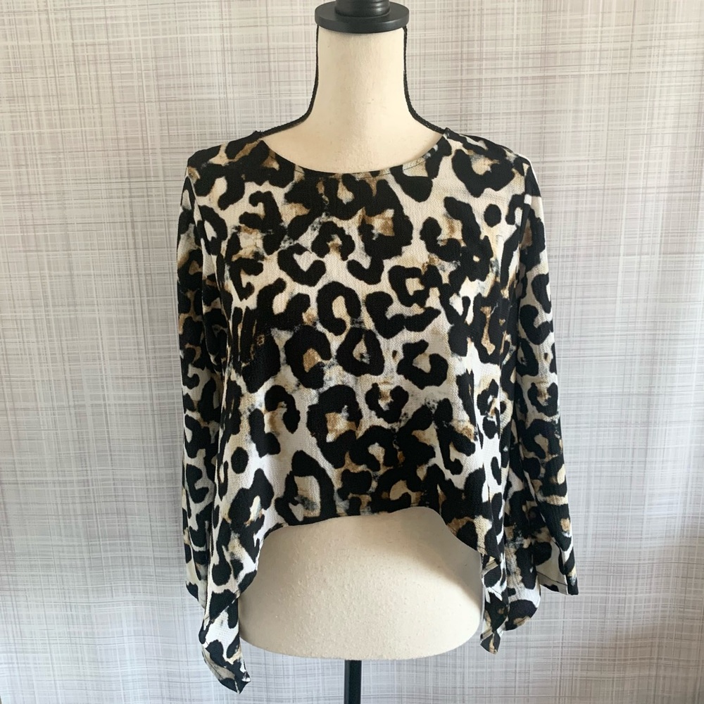 Staples Leopard Animal Print Top
